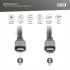 Kabel USB C 4.0 PowerDelivery 240W 40Gbps 1,0m Digitus DB-300443-010-S