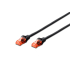 Patch cord U-UTP kat. 6 AWG 26/7 LSOH 10,0m czarny Digitus DK-1617-100/BL