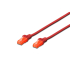 Patch cord U-UTP kat. 6 AWG 26/7 LSOH 2,0m czerwony Digitus DK-1617-020/R