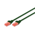 Patch cord U-UTP kat. 6 AWG 26/7 LSOH 3,0m zielony Digitus DK-1617-030/G