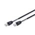 Patch cord S-FTP kat. 6 AWG 27/7 PE zewnętrzny 5,0m czarny Digitus DK-1644-050/BL-OD