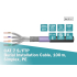 Kabel instalacyjny kat.7 S/FTP Eca AWG 23/1 PE/LSOH 100m zewnętrzny czarny suchy Digitus DK-1741-VH-1-OD