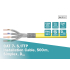 Kabel instalacyjny kat.7A S/FTP Dca AWG 22/1 LSOH 500m żółty Digitus DK-1743-A-VH-5
