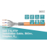Kabel instalacyjny kat.7 S/FTP Cca AWG 23/1 LSOH 500m pomarańczowy Digitus DK-1744-VH-5