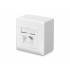 Gniazdo nadtynkowe kat 6 RJ45 ekranowane Digitus DN-9006-N