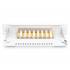 Patch panel 10'' 8x RJ45 kat.6 ekranowany Digitus DN-91608S-G szary