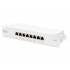 Patch panel 10'' 8x RJ45 kat.6 ekranowany Digitus DN-91608S-G szary