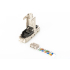 Wtyk modularny RJ45  kat.6A 10GbE PoE+ ekranowany beznarzędziowy zamykany AWG 27-22 Digitus DN-93631