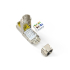 Wtyk modularny RJ45  kat.6A 10GbE PoE+ ekranowany beznarzędziowy metalowy AWG 27-22 Digiitus DN-93638