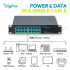 Switch Digitus DN-95334 x16 10/100/1000Mbps PoE+ 120W do szafy 10''