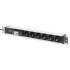 Listwa zasilająca 19" 1U 6-gniazd 2m wyłącznik nadprądowy Digitus DN-95417