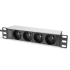 Listwa zasilająca 10" 1U 4-gniazda aluminiowa 2m Digitus DN-95418-FR