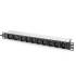 Listwa zasilająca 19" 1U 10-gniazd 8x C13 2x C19 kabel 2m wtyk C20 Digitus DN-95427