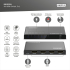 Przełącznik HDMI x3 4K/60Hz UHD HDR 18 Gbps HDCP 2.2 Digitus DS-55331