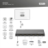 Przełącznik HDMI x5 4K/60Hz UHD HDR 18 Gbps HDCP 2.2 Digitus DS-55332