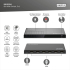 Przełącznik HDMI x5 8K/60Hz HDR 48 Gbps HDCP 2.3 Digitus DS-55334
