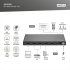 Przełącznik HDMI x4 8K/60Hz HDR 48 Gbps HDCP 2.3 Toslink / Stereo EDID Digitus DS-55335