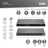 Przełącznik HDMI x4 8K/60Hz HDR 48 Gbps HDCP 2.3 Toslink / Stereo EDID Digitus DS-55335