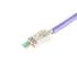 Wtyk modularny RJ45 8p8c przelotowy kat.6 100szt ekranowany Ditgitus X-ML-6F-EZ