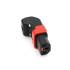 Złącze zasilania C13 IEC LOCK+ rozbieralne kątowe IEC-PA130100DBK