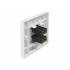 Gniazdo ścienne podtynkowe HDMI x2 LogiLink AH0018