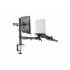 Ramię do monitora LCD z półką na laptop/tablet Logilink BP0137