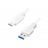 Kabel USB 3.2 - USB C 1,0m biały LogiLink CU0174