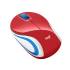 Mysz bezprzewodowa USB Logitech M187 mini czerwona