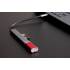 Hub USB-C -> USB 3.1 x3 czytnik microSD alu Orico AH-12F-GY-BP