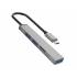 Hub USB-C -> USB 3.1 x3 czytnik microSD alu Orico AH-12F-GY-BP