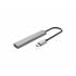 Hub USB-C -> USB 3.1 x4 aluminium 5 Gbps Orico AH-13-GY-BP