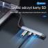 Hub USB 3.0 x1 + USB 2.0 x2 + czytnik micro SD Orico AH-A12F-GY-BP