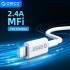 Kabel USB Lightning MFi 18W 1m Orico AL01-10-WH-BP