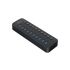 Hub USB-A 3.0 x10 z wyłącznikami portów 5Gbps Orico CT2U3-10AB-EU-BK-BP