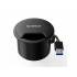 Hub USB 3.1 x 4 na otwór w biurku 5Gbps ORICO DESK-4U-BK-BP