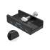 Hub USB 3.0 x 4 biurkowy z uchwytem ORICO MH4PU-P-BK-BP aktywny aluminium czarny