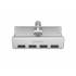 Hub USB 3.0 x 4 biurkowy z uchwytem ORICO MH4PU-P-SV-BP aktywny aluminium