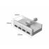 Hub USB 3.0 x 4 biurkowy z uchwytem ORICO MH4PU-SV-BP pasywny aluminium