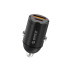 Ładowarka samochodowa PD 30W USB-C USB-A metalowa mini Orico MR-30-1A1C-BK-EP