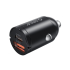 Ładowarka samochodowa PD 30W USB-C USB-A metalowa mini Orico MR-30-1A1C-BK-EP