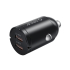 Ładowarka samochodowa PD 30W USB-C x2 metalowa mini Orico MR-30-2C-BK-EP