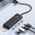 Hub USB-C -> USB 3.0 x4 czarny 5Gbps Orico PAPW4A-C3-015-BK-EP