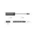 Hub USB-C -> USB 3.0 x4 czarny 5Gbps Orico PAPW4A-C3-015-BK-EP