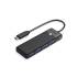 Hub USB-C -> USB 3.0 x4 czarny 5Gbps Orico PAPW4A-C3-015-BK-EP