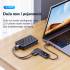 Hub USB 3.0 x4 czarny 5Gbps Orico PAPW4A-U3-015-BK-EP