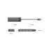 Hub USB 3.0 x4 czarny 5Gbps Orico PAPW4A-U3-015-BK-EP