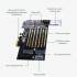 Karta PCI express na M.2 NVMe i M.2 SATA Orico PDM2-BP