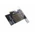 Karta PCI express na M.2 NVMe i M.2 SATA Orico PDM2-BP