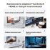 Adapter / karta sieciowa USB-C RJ45 10Gbps 0,3m Thunderbolt 5/4/USB4 Orico REA-10-SV-EP