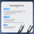 Kabel USB C Thunderbolt 4 PD 100W 40Gbps 8K60Hz 2,0m Orico TBZ4-20-GY-BP